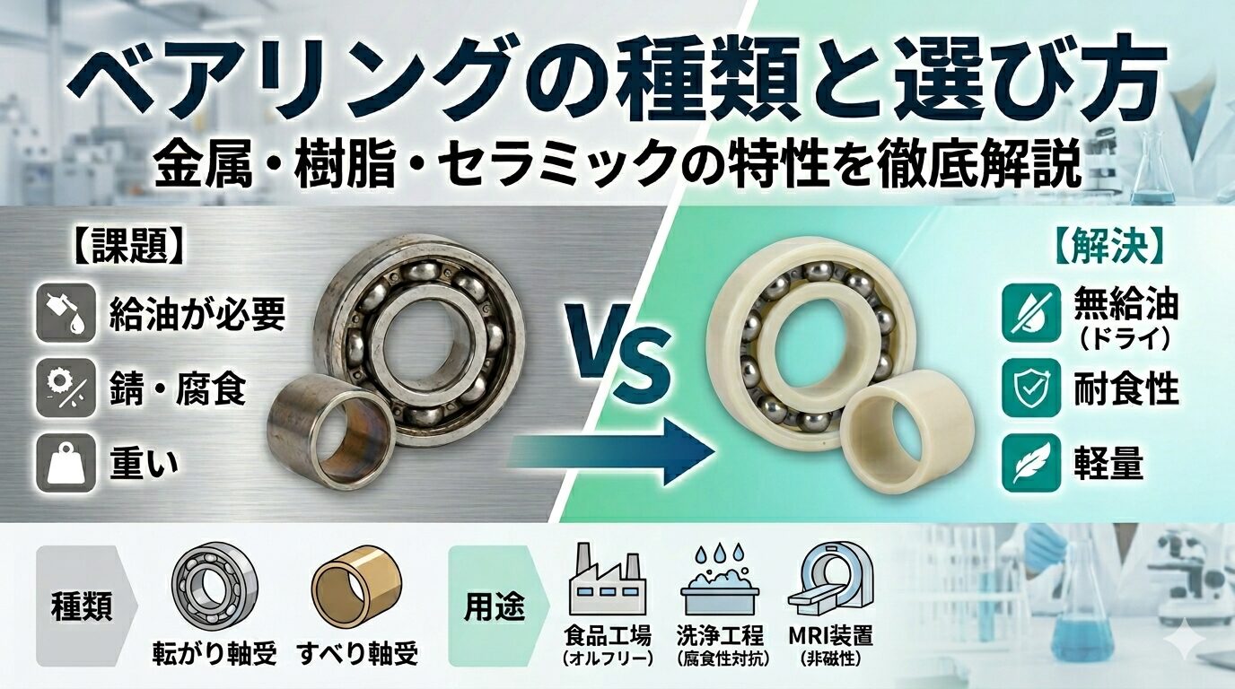 ベアリングの種類と選び方