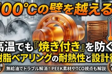 樹脂ベアリングの耐熱性と設計術